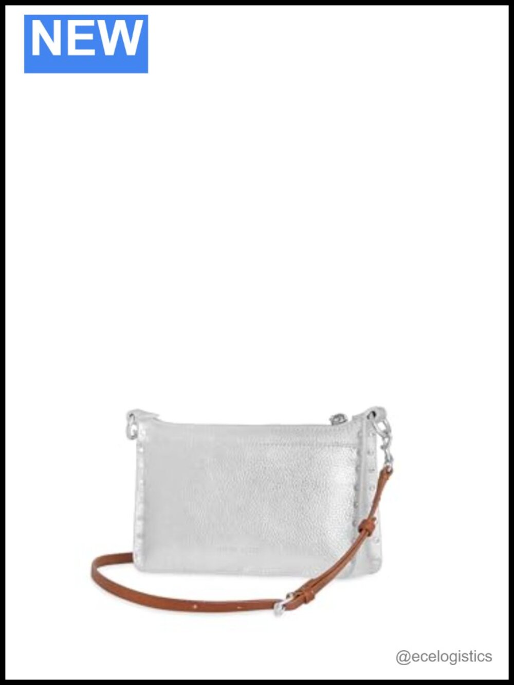 Deerskin Leather Mini Crossbody Bag Detachable Strap Zip